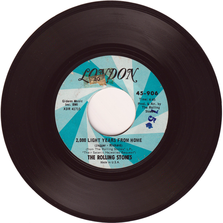 The Rolling Stones - She's A Rainbow / 2,000 Light Years From Home