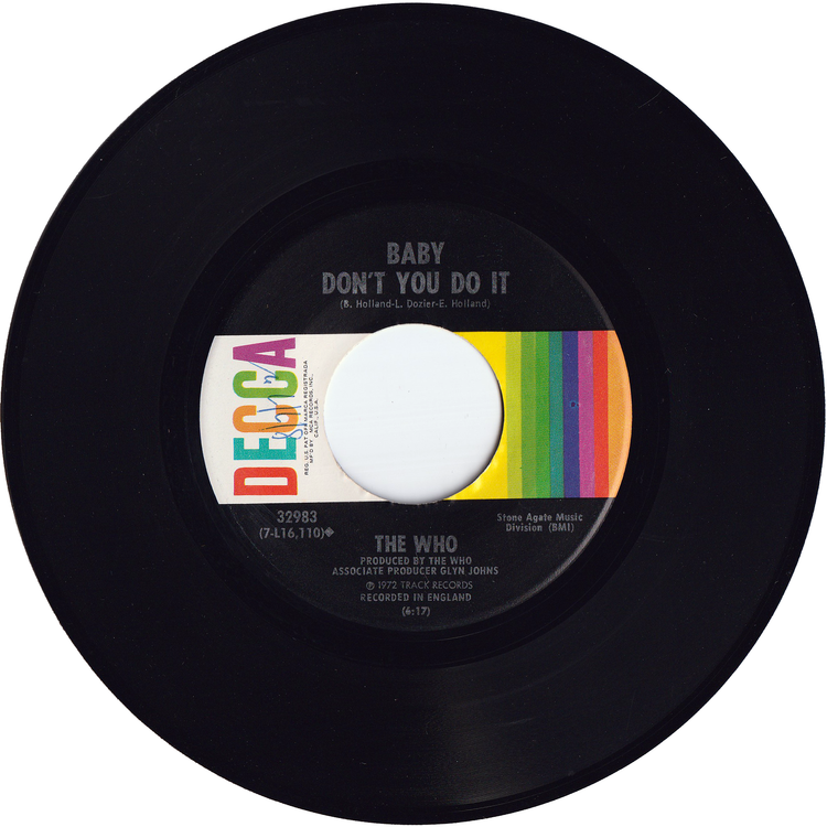 The Who - Join Together / Baby Don't You Do It