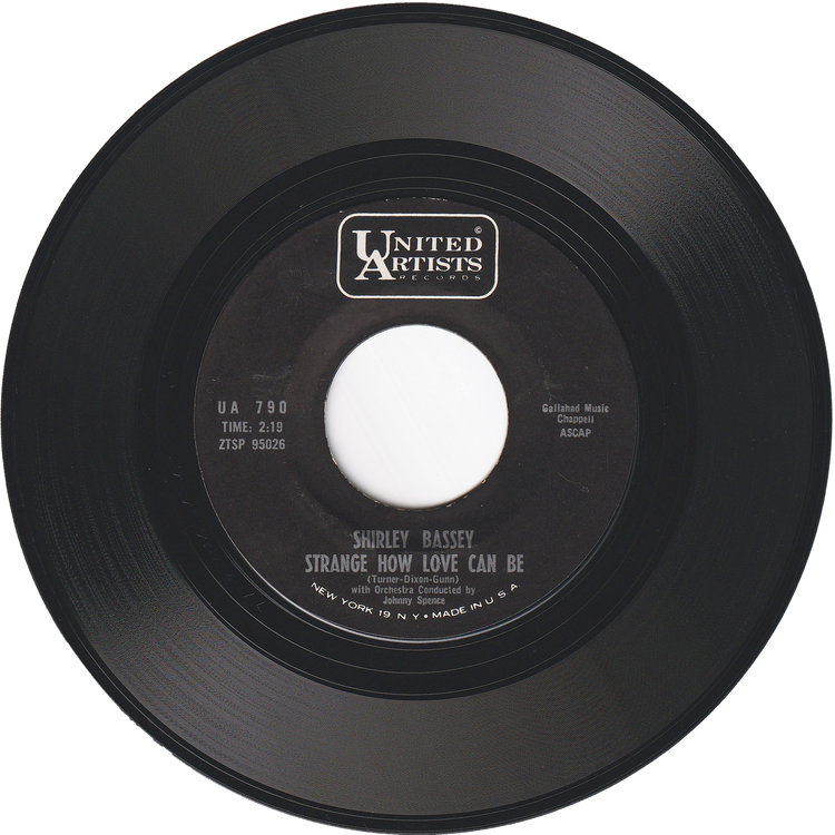 Shirley Bassey - Goldfinger / Strange How Love Can Be