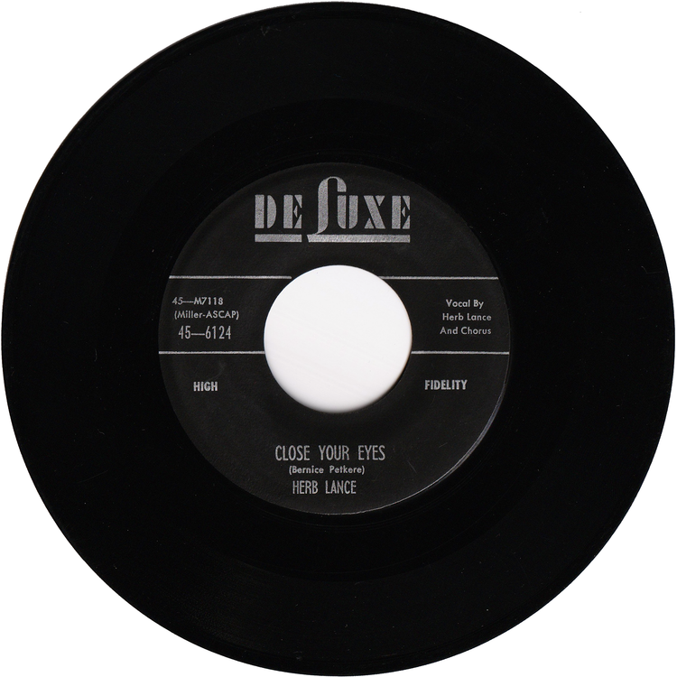 Herb Lance - Close Your Eyes / Drifting Water