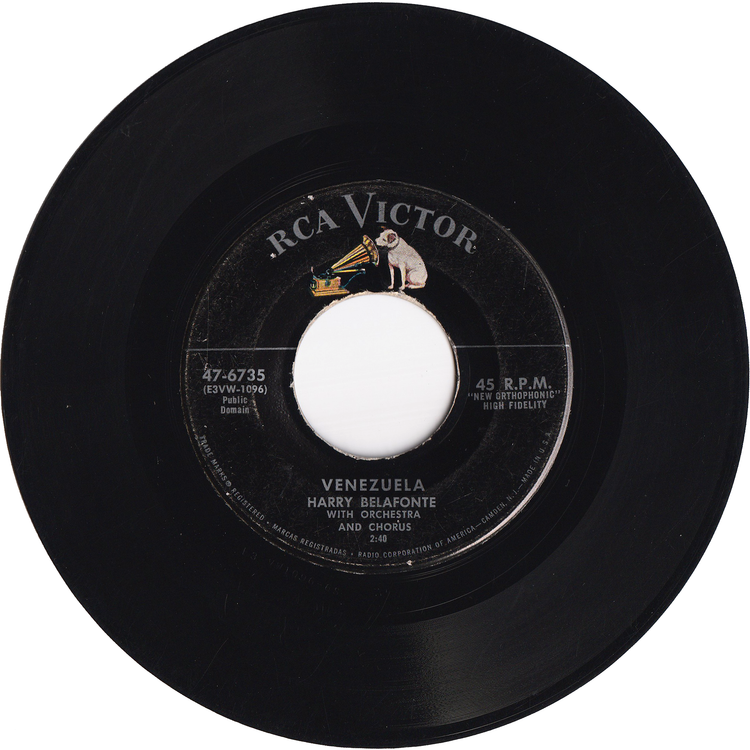 Harry Belafonte - Venezuela / Mary's Boy Child
