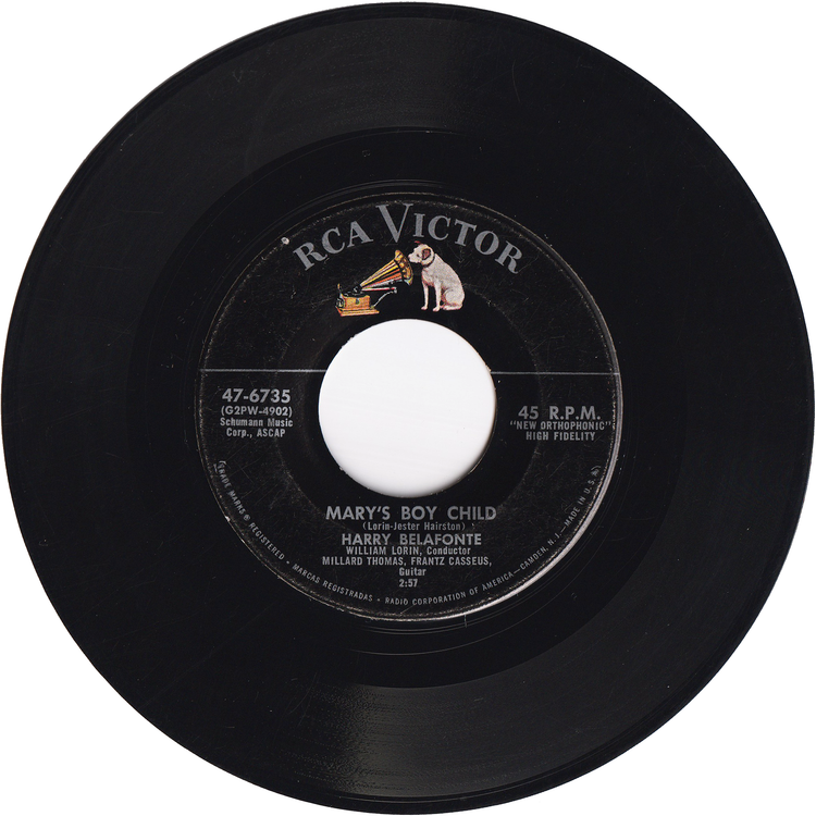 Harry Belafonte - Venezuela / Mary's Boy Child