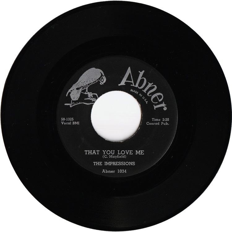 The Impressions - A New Love / That You Love Me