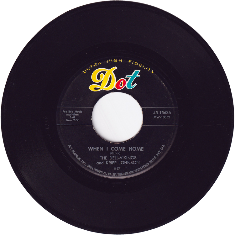 The Del Vikings (Kripp Johnson) - I'm Spinning / When I Come Home