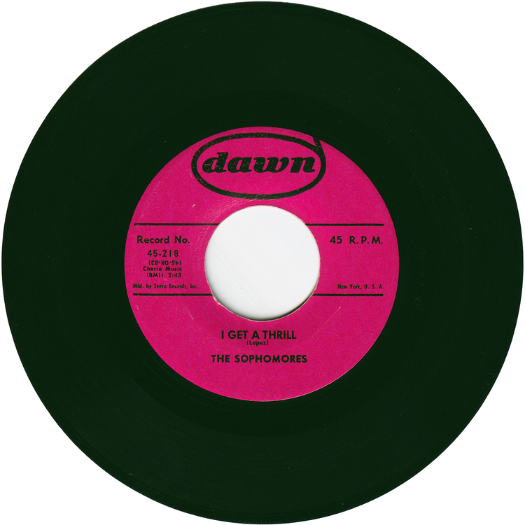 The Sophomores - Linda / I Get A Thrill