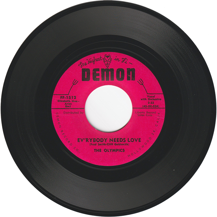 The Olympics - Dance With The Teacher / Ev'rybody Needs Love