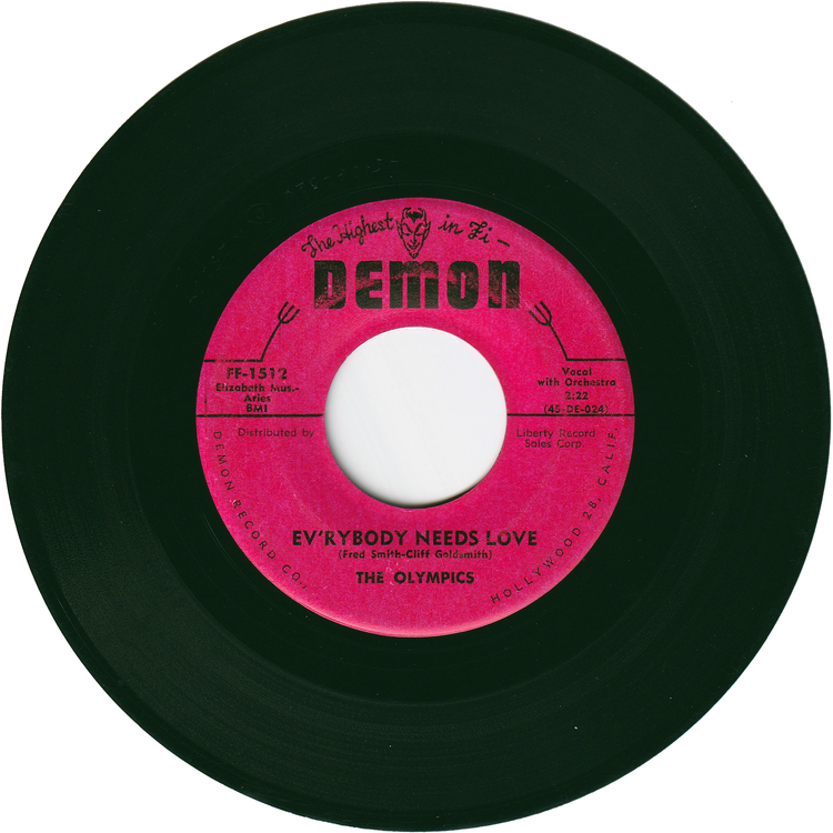 The Olympics - Dance With The Teacher / Ev'rybody Needs Love