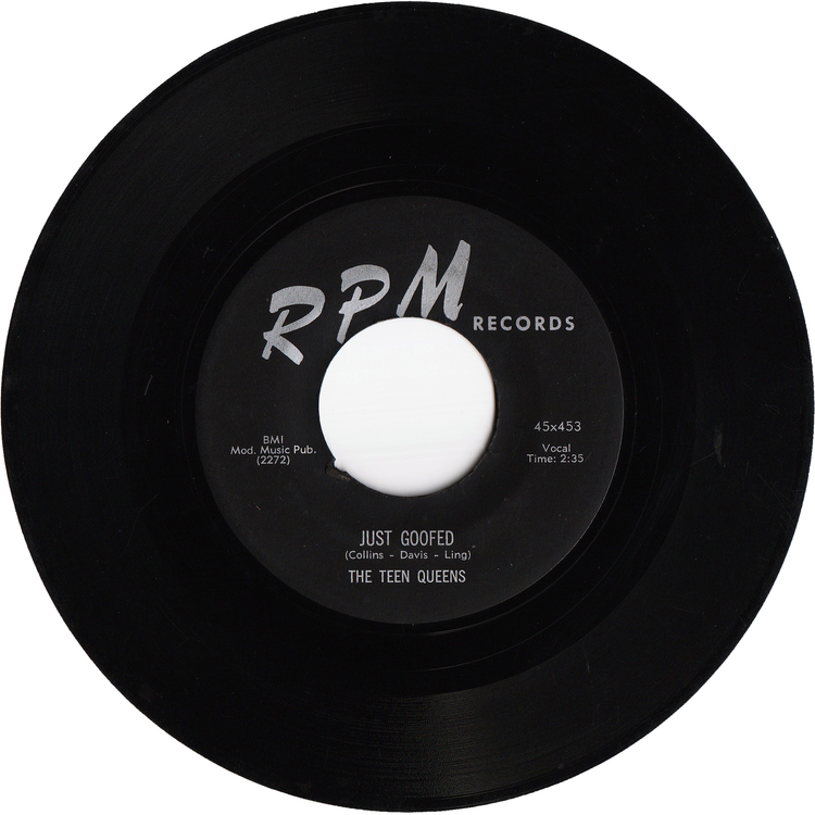 The Teen Queens - Eddie My Love / Just Goofed