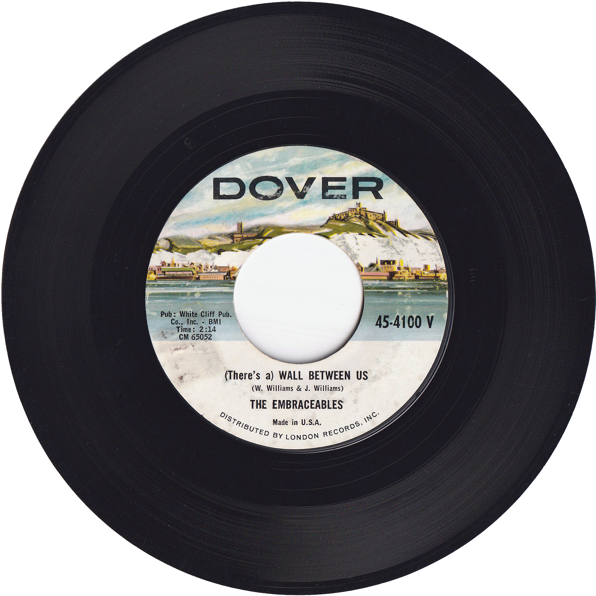 USオリジナル Tony Comer and Crosswinds レコード The Embraceables - (There's A) Wall Between Us / Sam (The