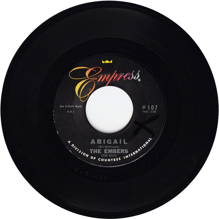 The Embers - Abigail / I Was Too Careful