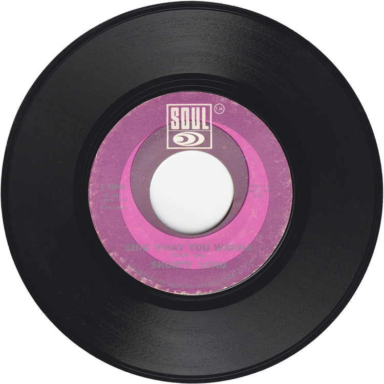 Shorty Long - Here Comes The Judge / Sing What You Wanna