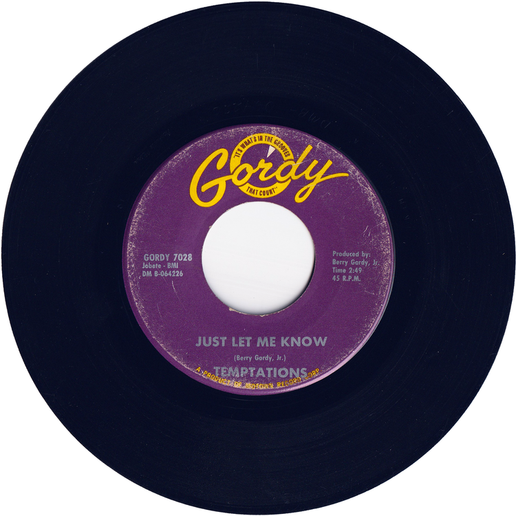 The Temptations - The Way You Do The Things You Do / Just Let Me Know