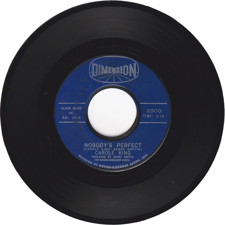 Carole King - It Might As Well Rain Until September / Nobody's Perfect