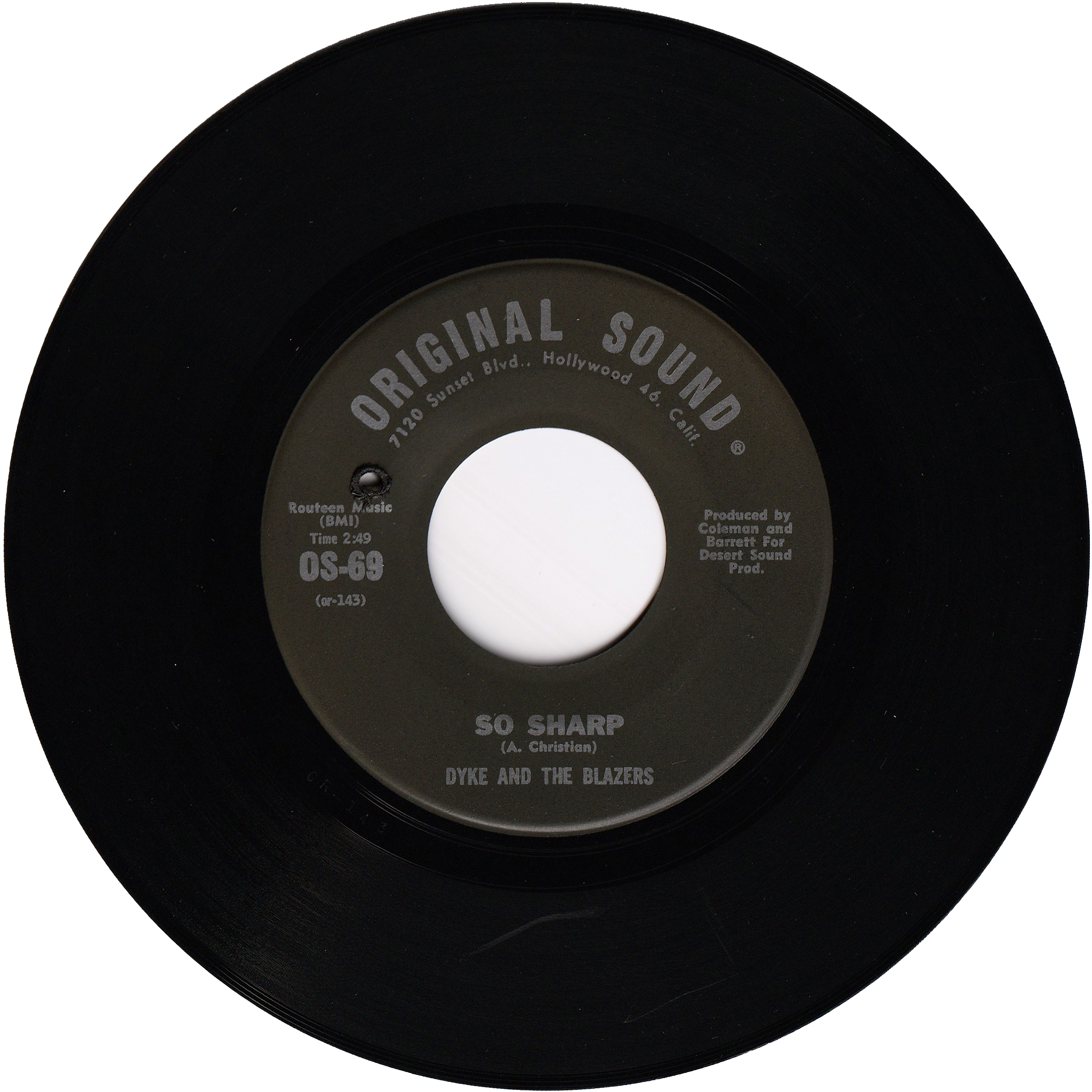 Dyke & The Blazers - So Sharp / Don't Bug Me – NIGHT BEAT RECORDS