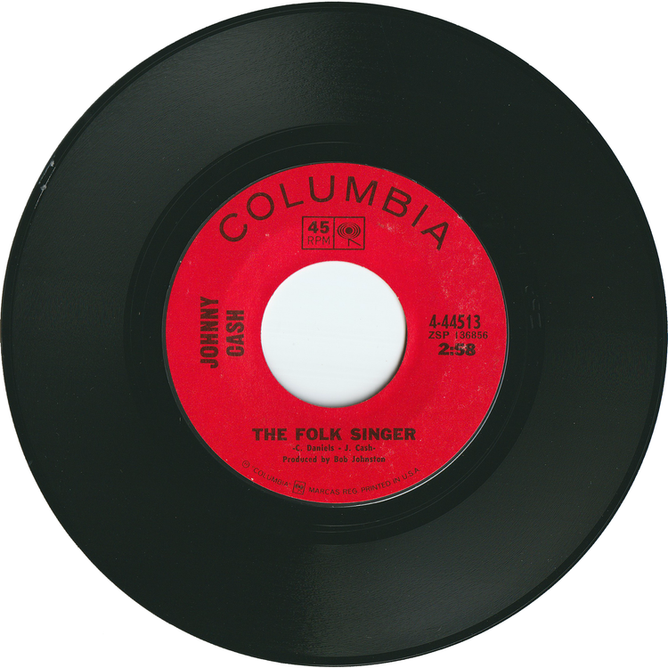 Johnny Cash - Folsom Prison Blues / The Folk Singer