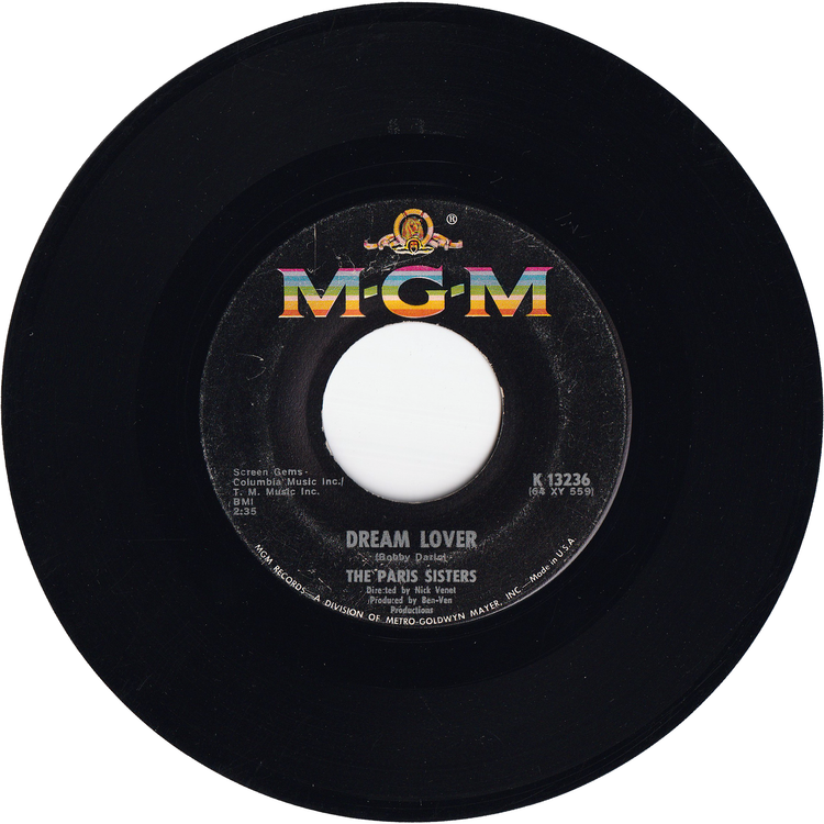 The Paris Sisters - Dream Lover / Lonely Girl