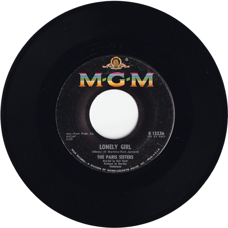 The Paris Sisters - Dream Lover / Lonely Girl