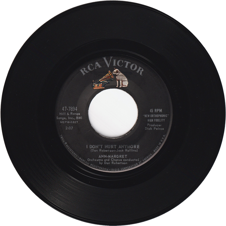 Ann-Margret - I Just Don't Understand / I Don't Hurt Anymore