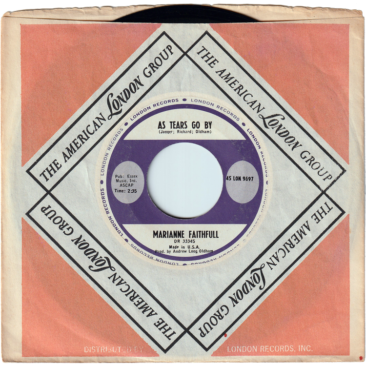 Marianne Faithfull - As Tears Go By / Greenleeves