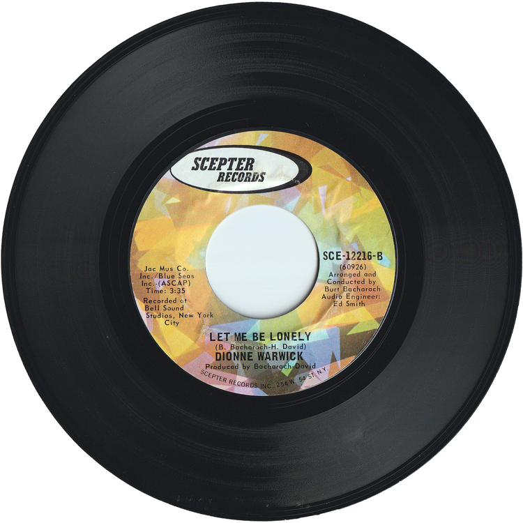 Dionne Warwick - Do You Know The Way To San Jose / Let Me Be Lonely