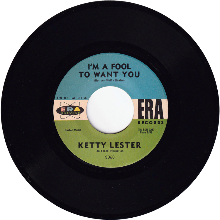 Ketty Lester - Love Letters / I'm A Fool Want You