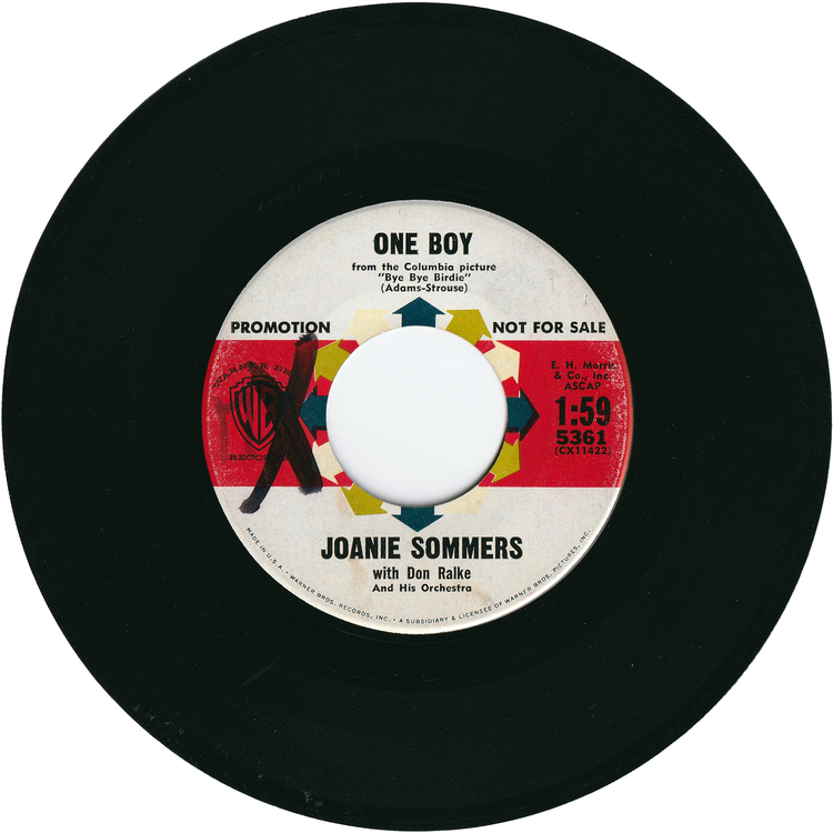 Joanie Sommers - One Boy / June Is Bustin' Out All Over (Promo)