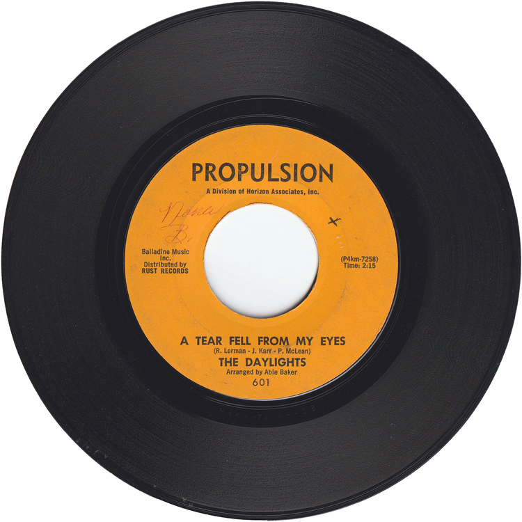 The Daylights - Billy Is The Boy / A Tear Fell From My Eyes