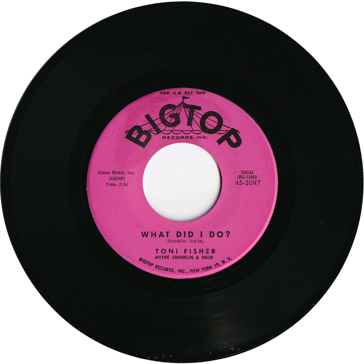 Toni Fisher - West Of The Wall / What Did I Do