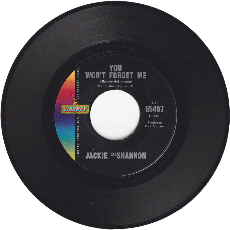 Jackie DeShannon - I Don't Think So Much Of Myself Now / You Won't Forget Me