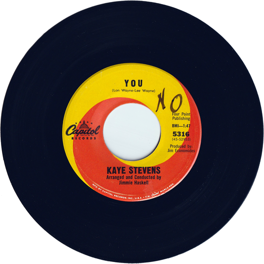 Kaye Stevens - You / Someone Must Have Hurt You A Lot