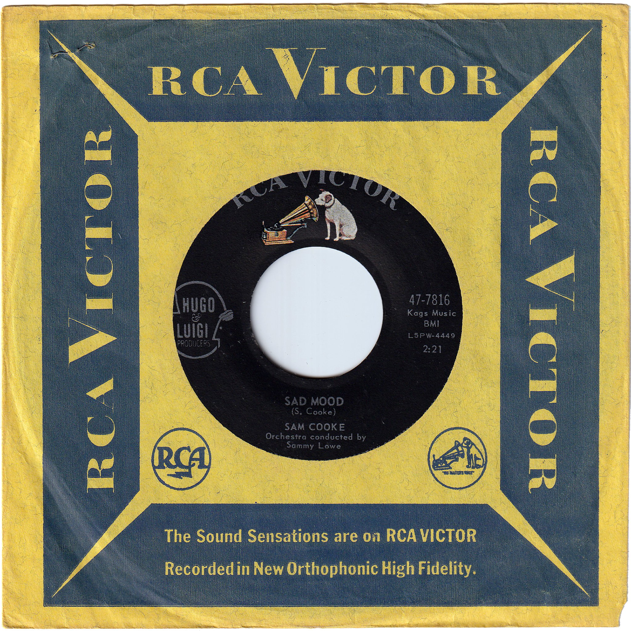 Sam Cooke - Sad Mood / Love Me [Hollywood Pressing] – NIGHT BEAT