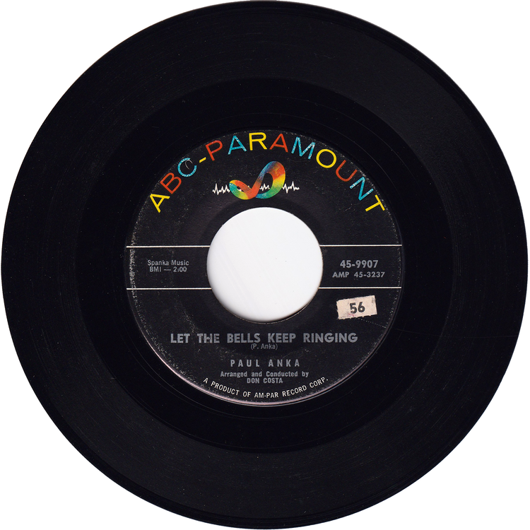 Paul Anka - Crazy Love / Let The Bells Keep Ringing