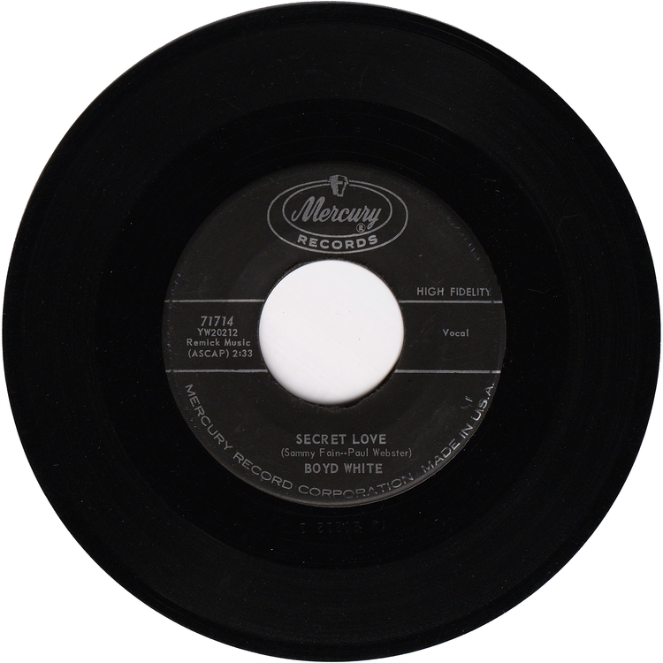 Boyd White - Angel / Secret Love