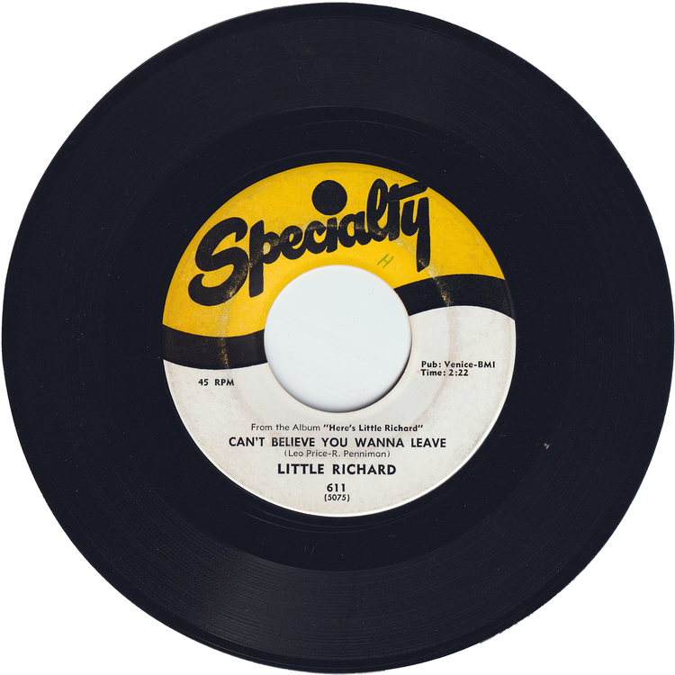 Little Richard - Keep A Knockin' / Can't Believe You Wanna Leave
