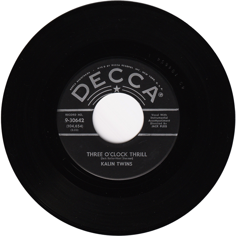 Kalin Twins - When / Three O'Clock Thrill