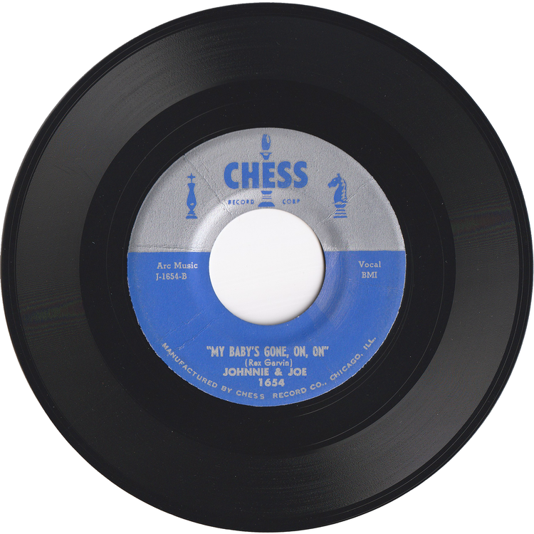 Johnnie & Joe - Over The Mountain Across The Sea / My Baby's Gone, On, On