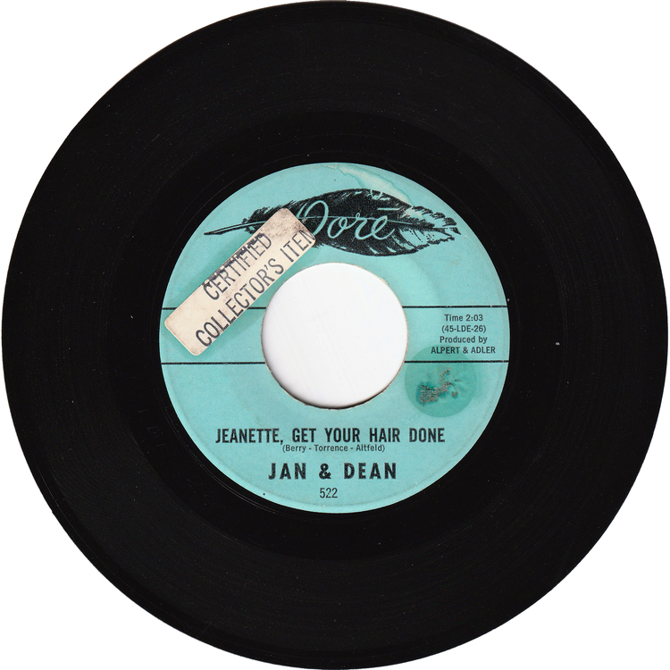 Jan & Dean - Baby Talk / Jeanette, Get Your Hair Done