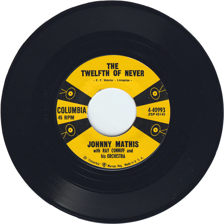 Johnny Mathis - Chances Are / The Twelfth Of Never