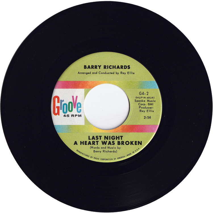 Barry Richards - What Are You, Some Kind Of Nut? / Last Night A Heart Was Broken