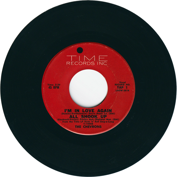 The Chevrons - Come Go With Me / I'm In Love Again + All Shook Up