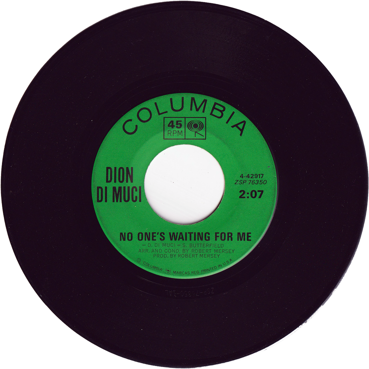 Dion - Drip Drop / No One's Waiting For Me