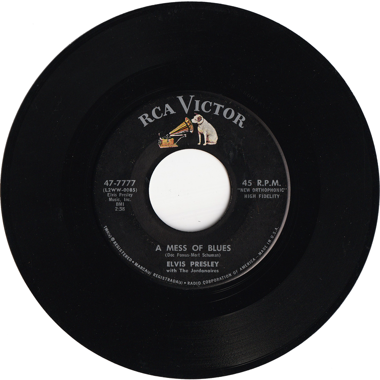 Elvis Presley - It's Now Or Never / A Mess Of Blues