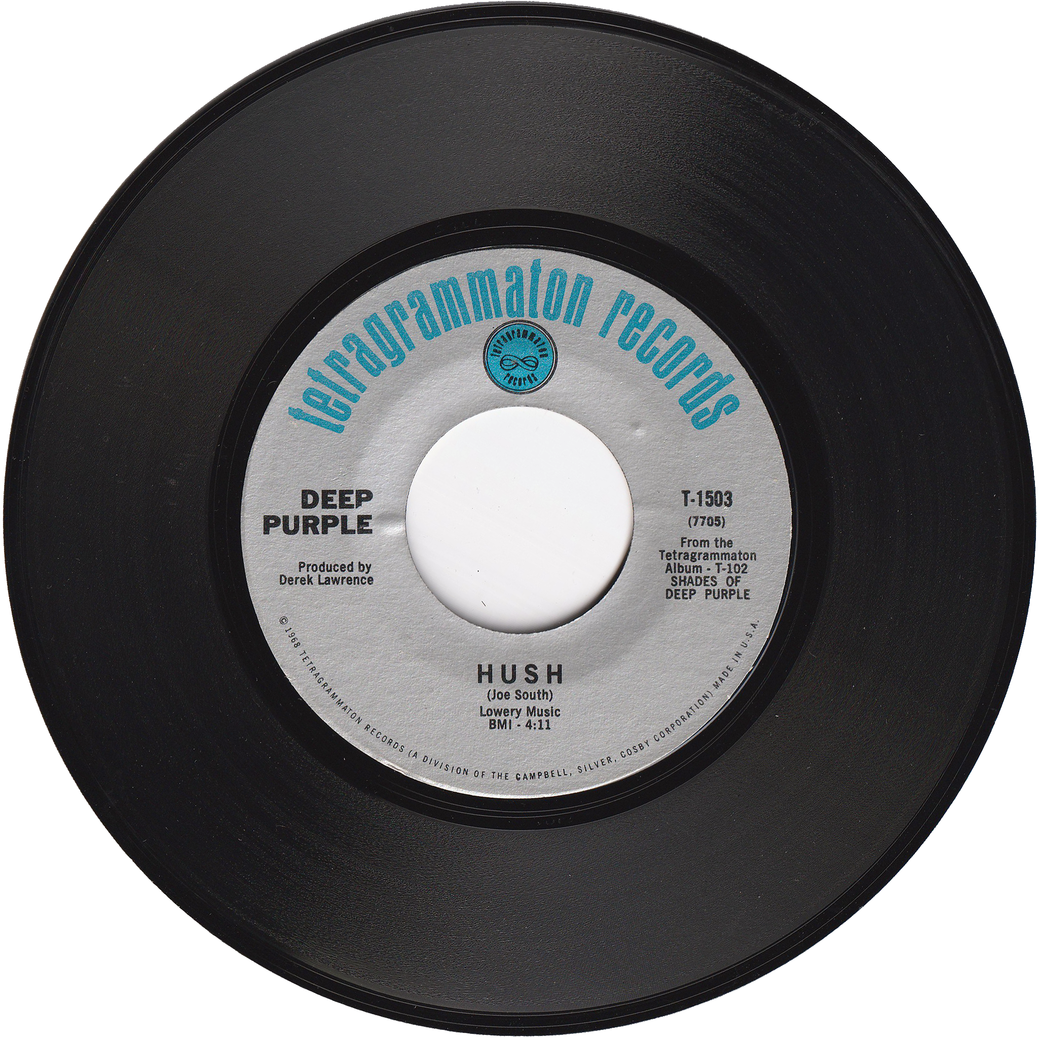Deep Purple - Hush / One More Rainy Day – NIGHT BEAT RECORDS