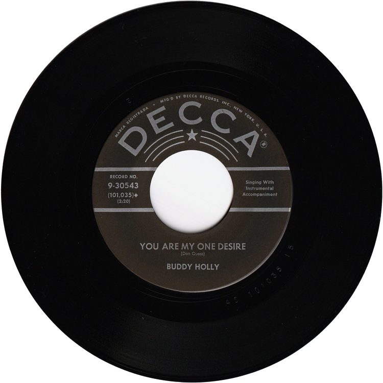 Buddy Holly - Love Me / You Are My One Desire