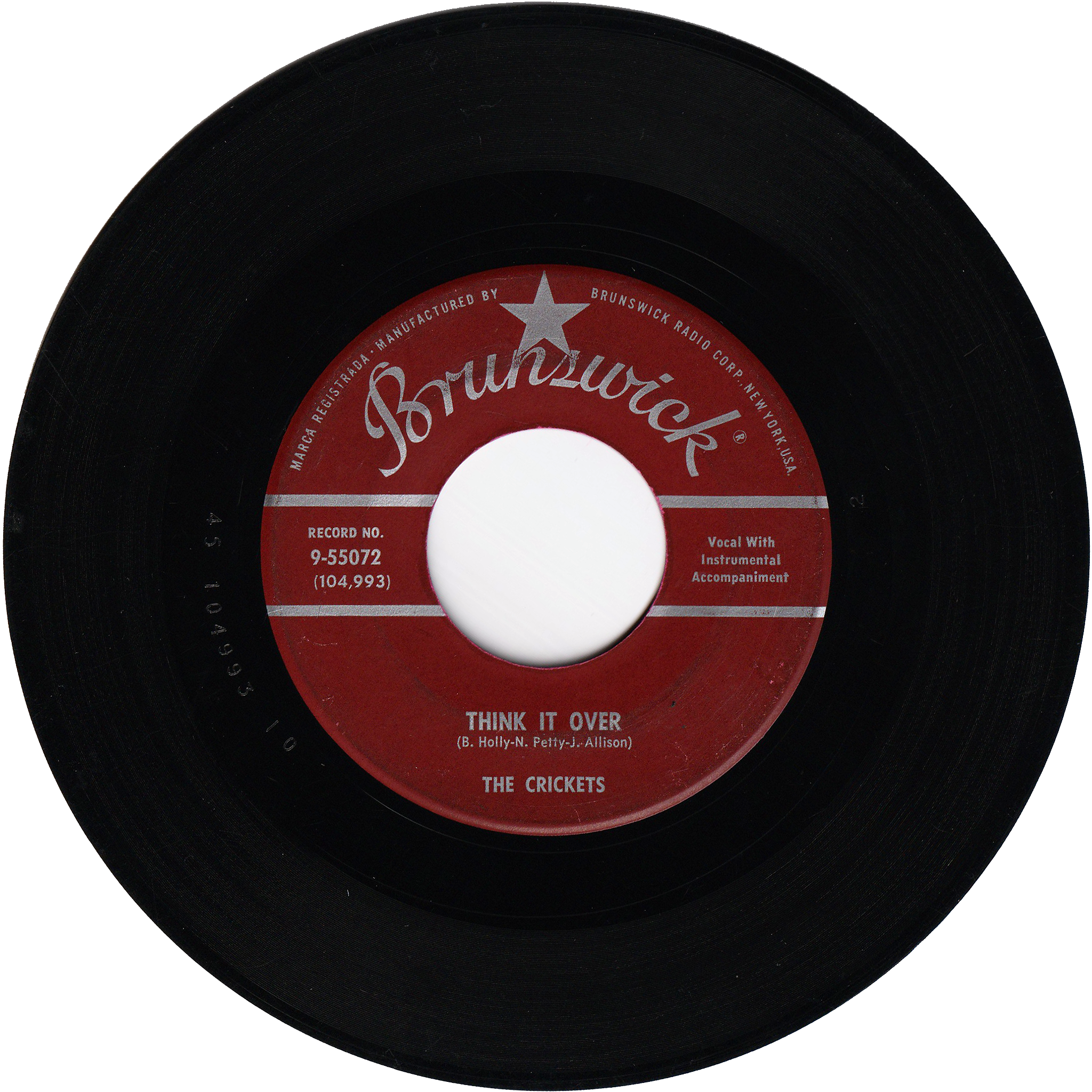 Buddy Holly & The Crickets - Think It Over / Fool's Paradise