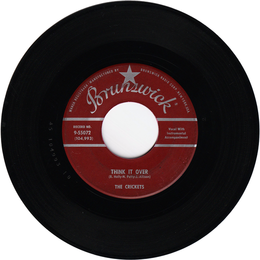 Buddy Holly & The Crickets - Think It Over / Fool's Paradise
