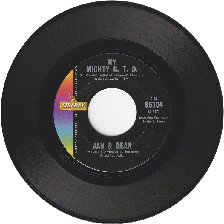 Jan & Dean - Little Old Lady (From Pasadena) / My Mighty G. T. O.