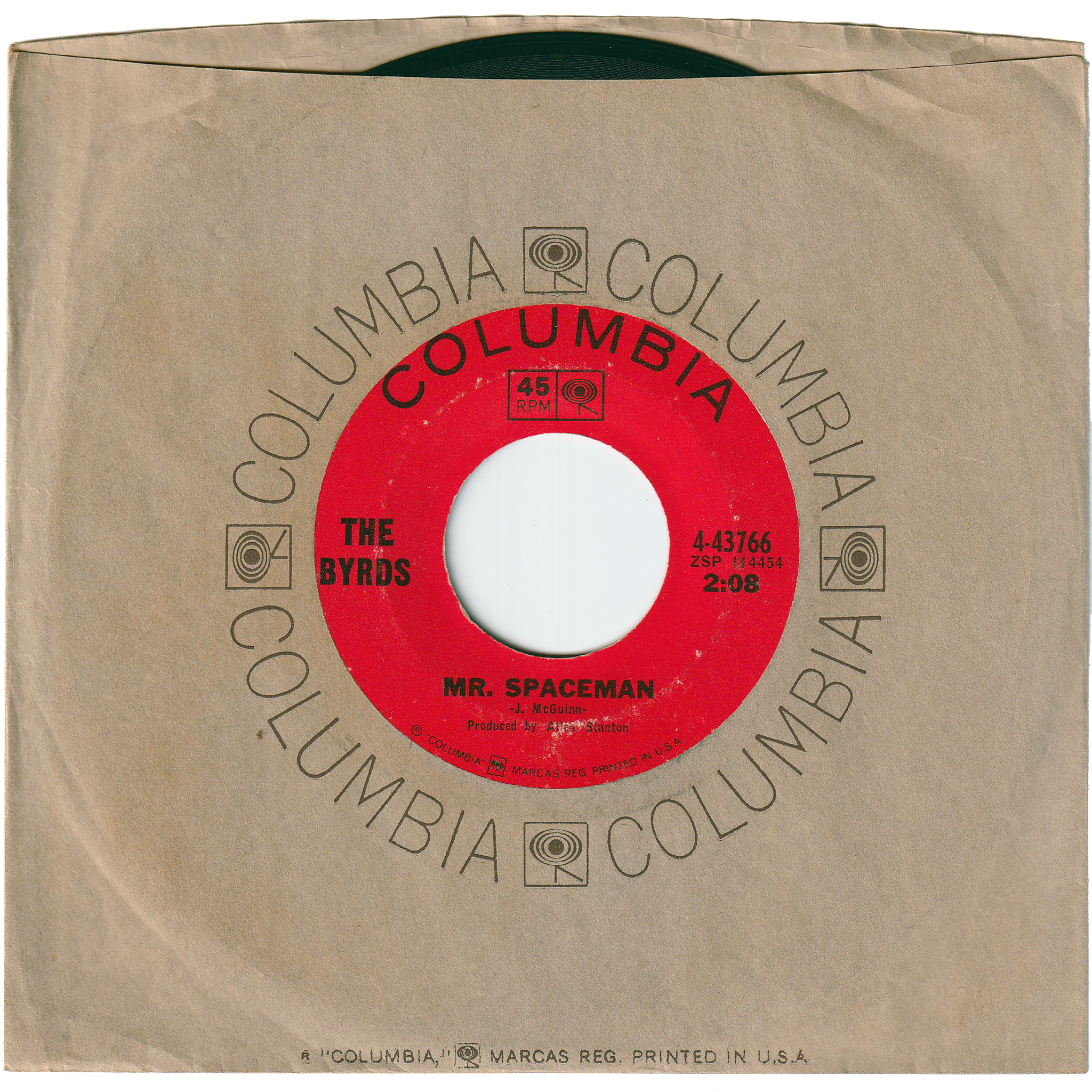 The Byrds - Mr. Spaceman / What's Happening?!?! [Styrene, Santa