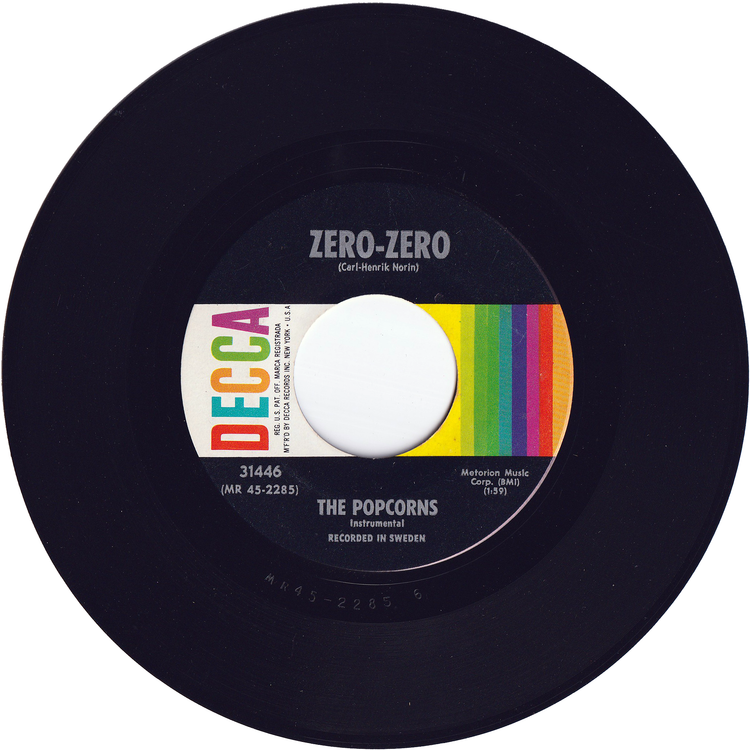 The Popcorns - Chinese Twist / Zero-Zero