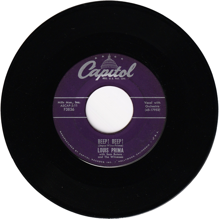 Louis Prima with Sam Butera & The Witnesses - Buona Sera / Beep! Beep!